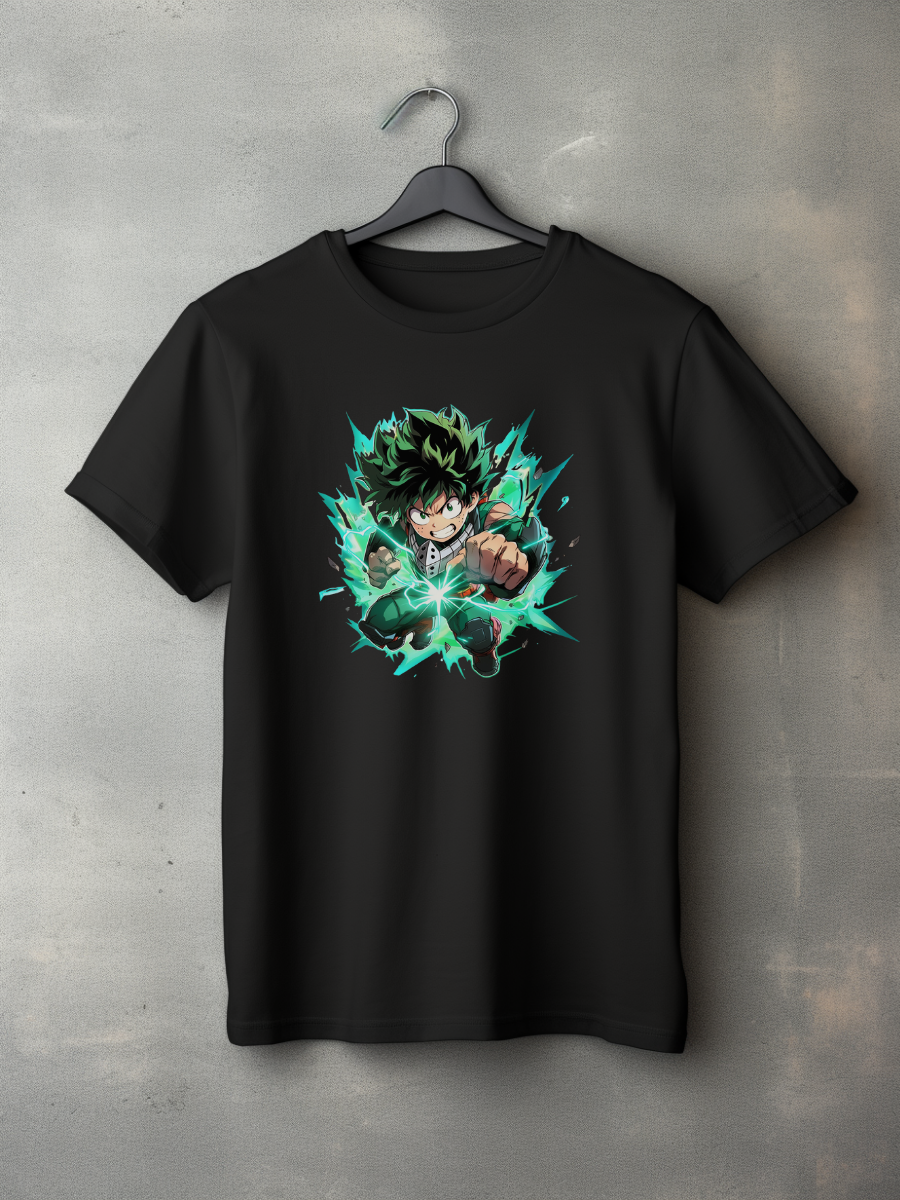 Deku Black Printed T-Shirt 206