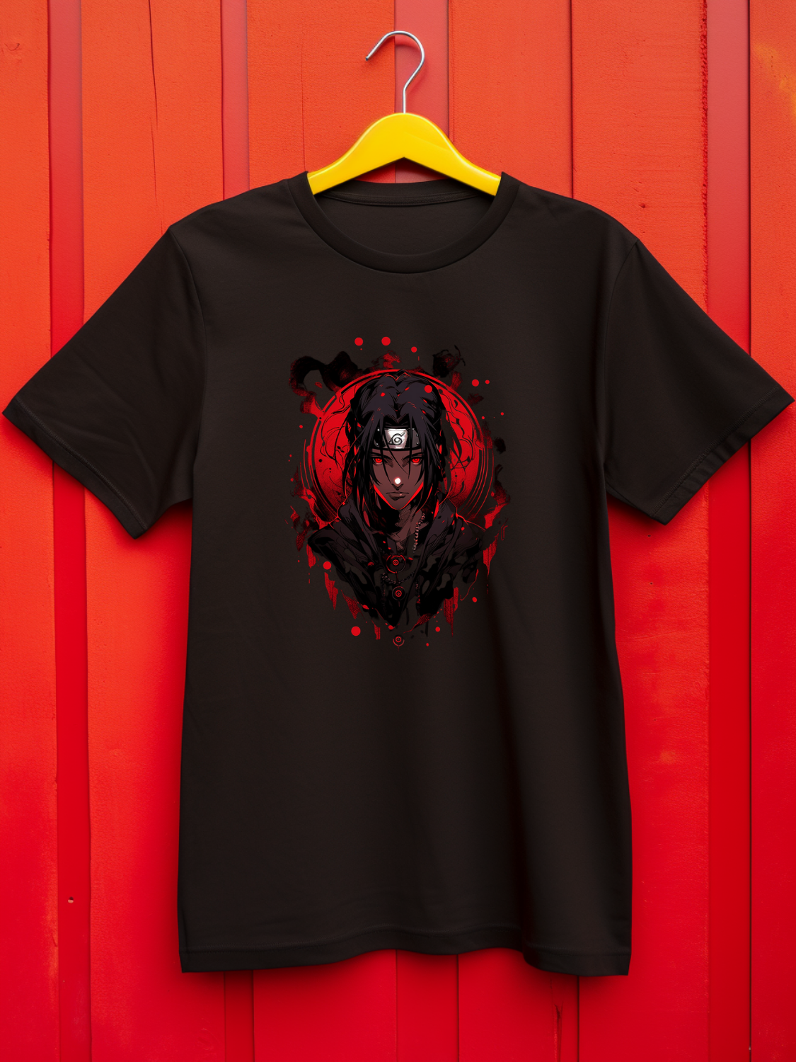 Itachi Black Printed T-Shirt 429
