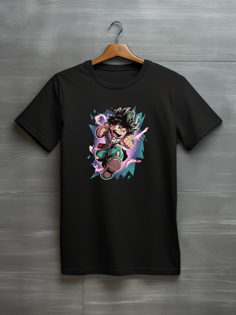 Deku Black Printed T-Shirt 122