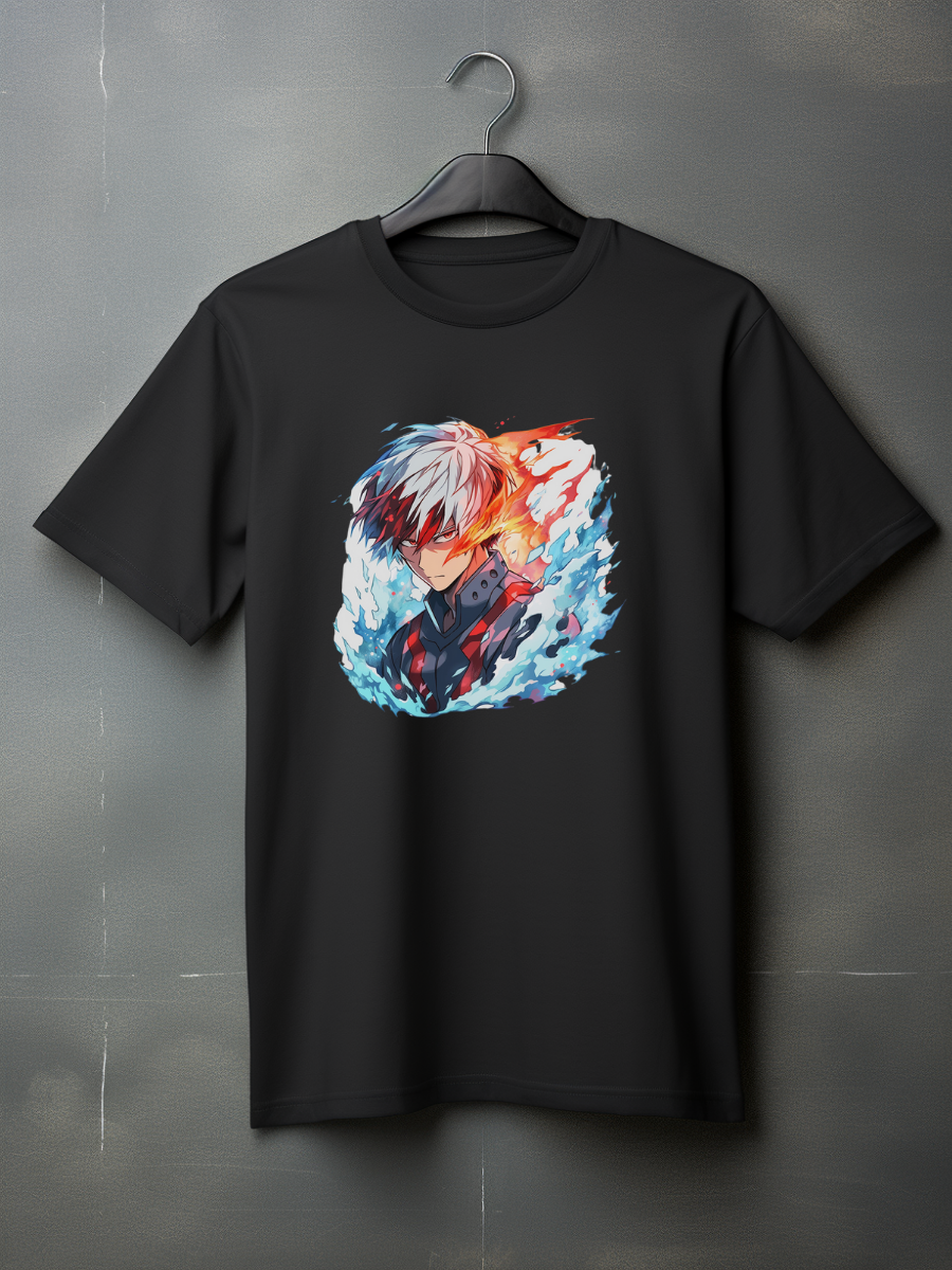 Shoto Black Printed T-Shirt 129