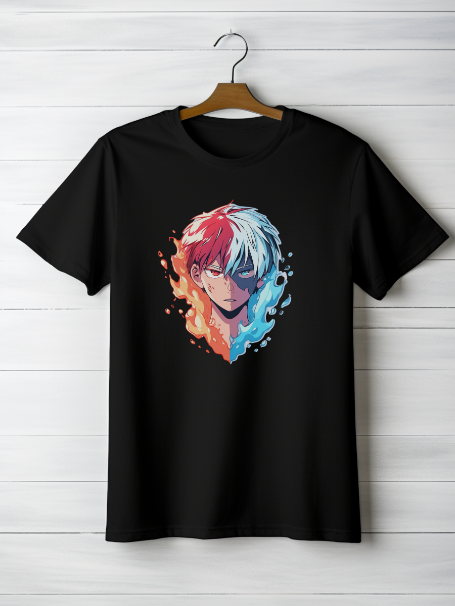 Shoto Black Printed T-Shirt 59