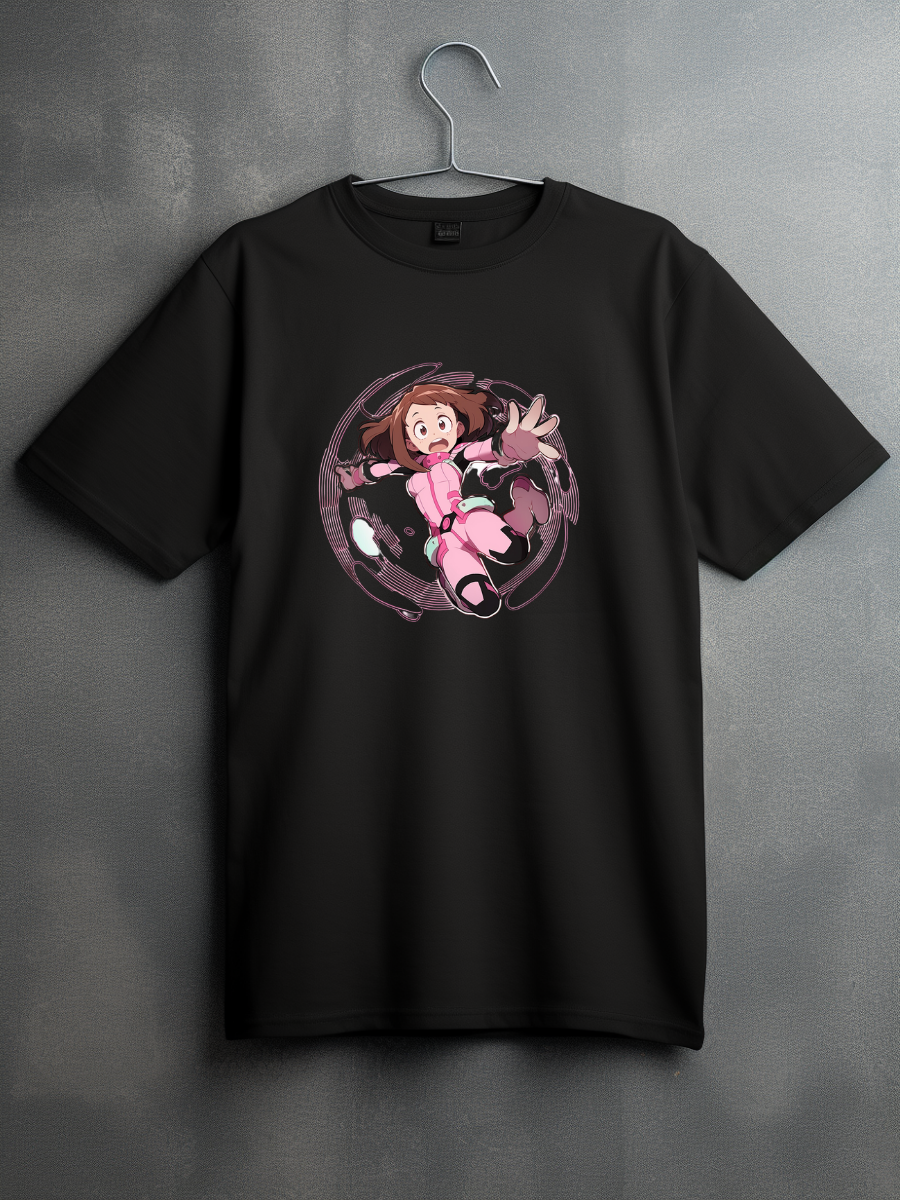 Uraraha Black Printed T-Shirt 91