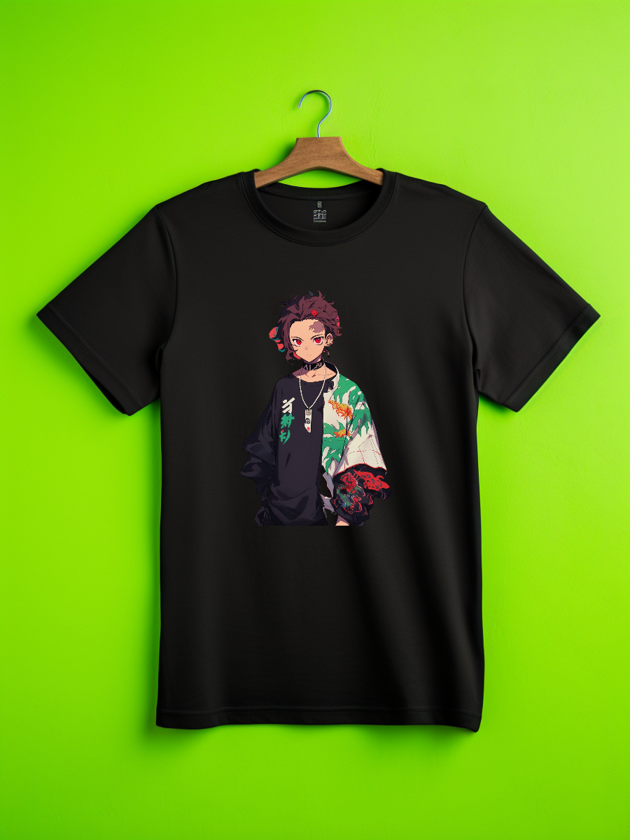 Tanjiro Black Printed T-Shirt 269