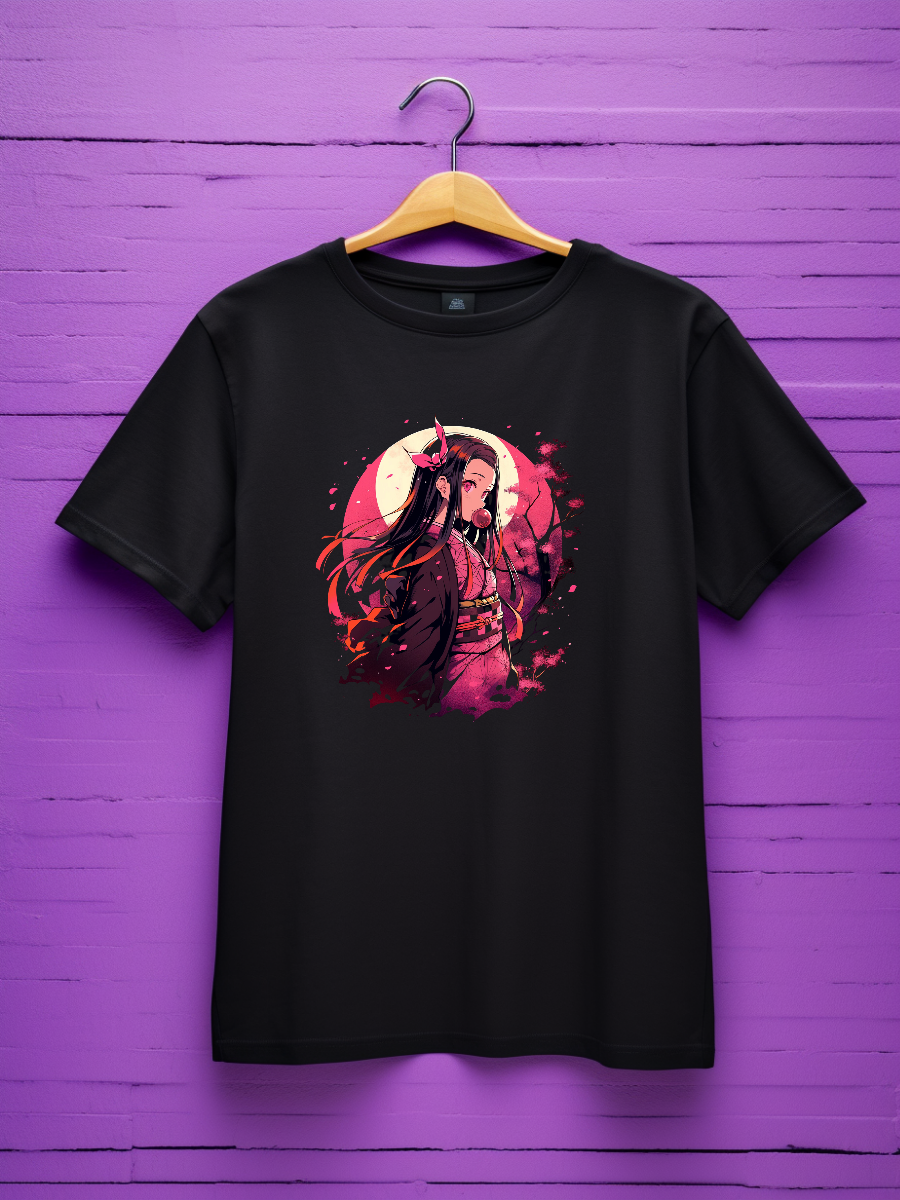 Nezuko Black Printed T-Shirt 270