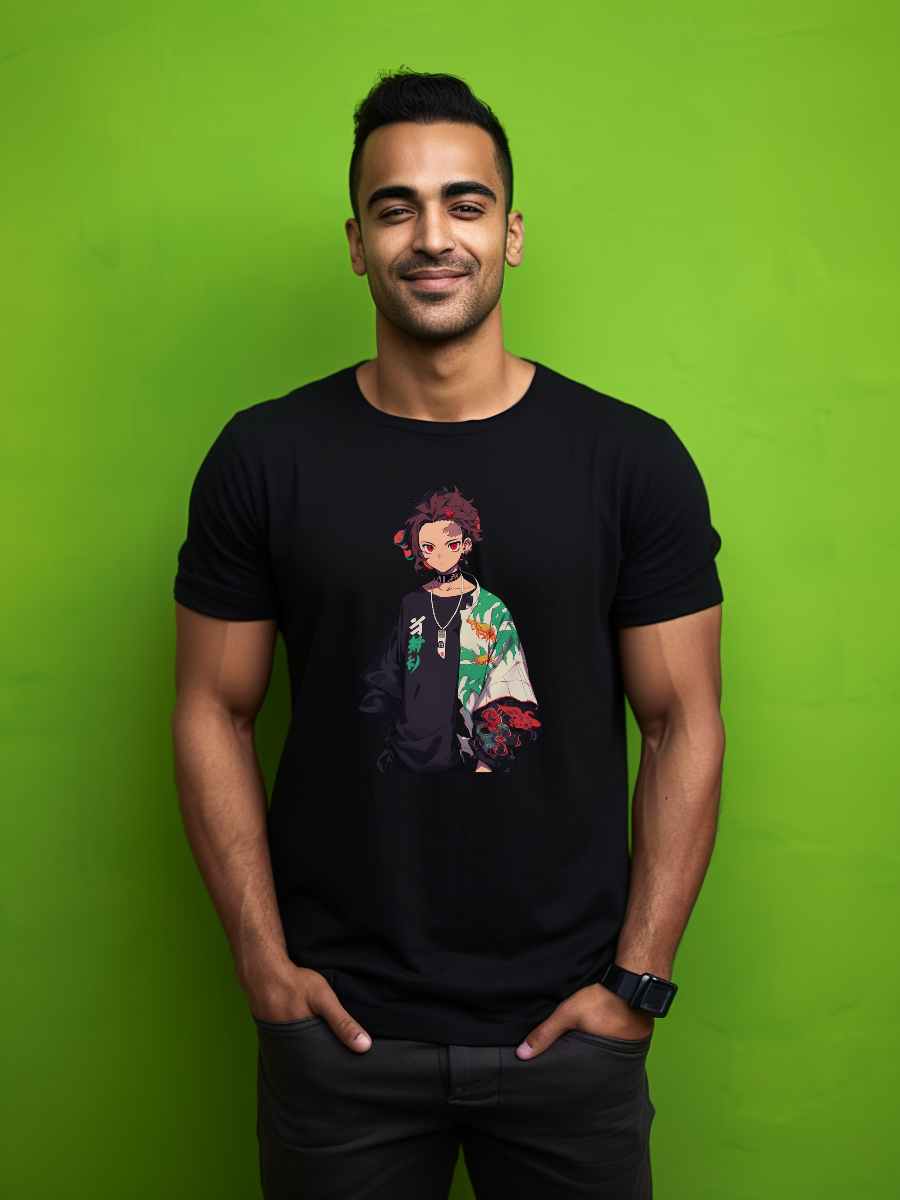 Tanjiro Black Printed T-Shirt 269