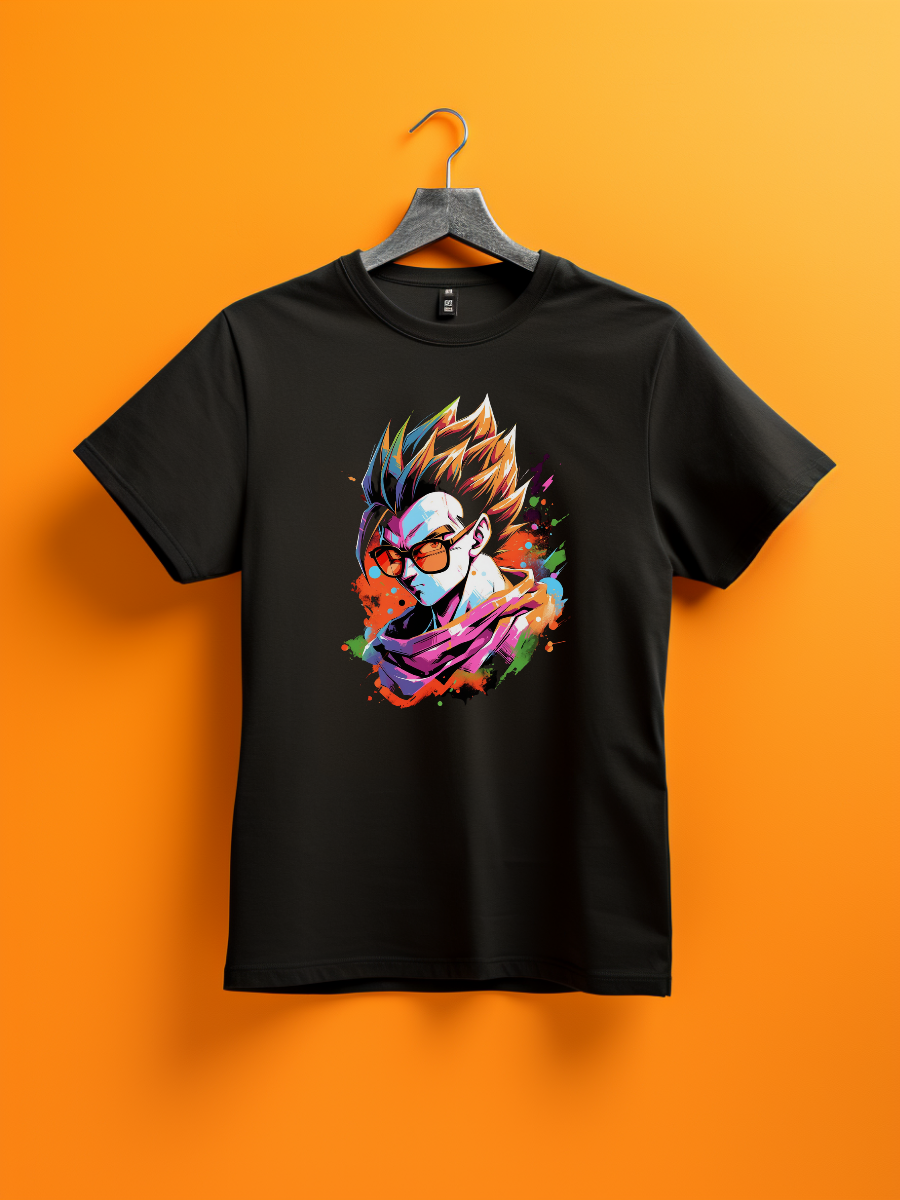 Gohan Black Printed T-Shirt 298