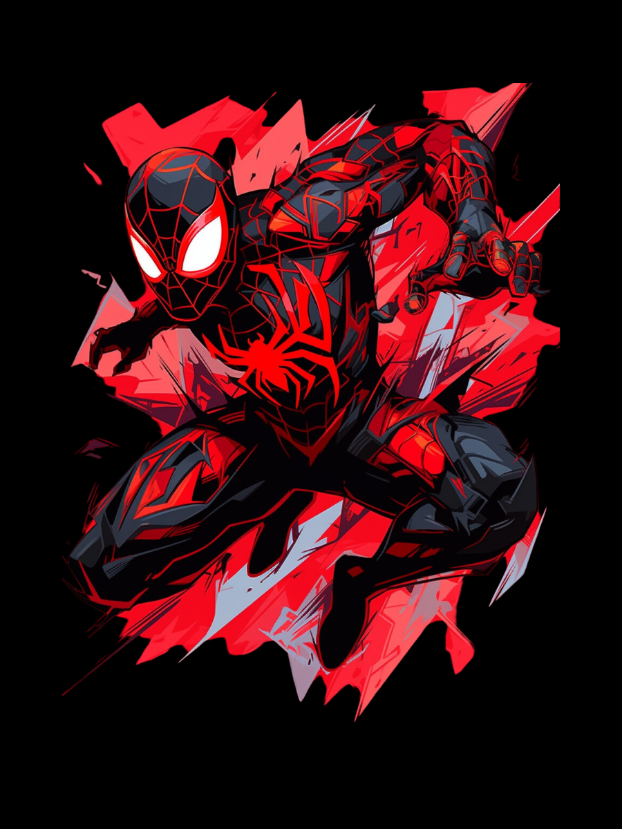 Spiderman Back Print Hoodie #35