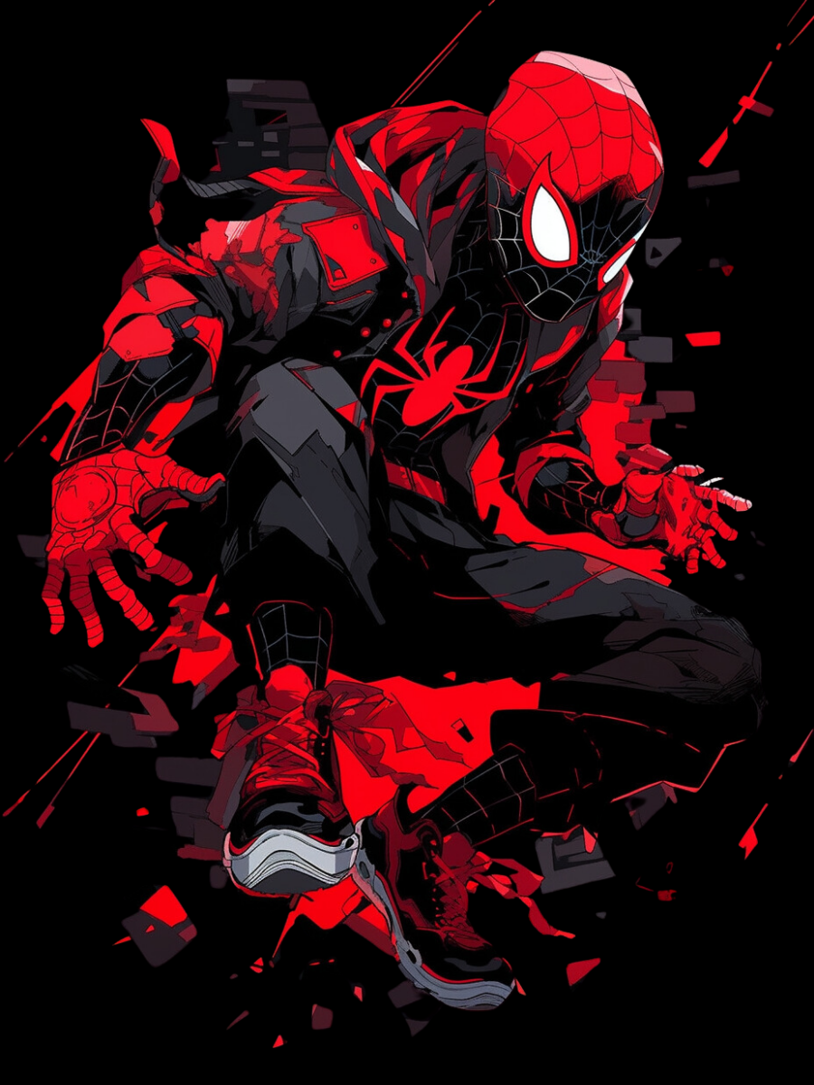 Spiderman Back Print Hoodie #36