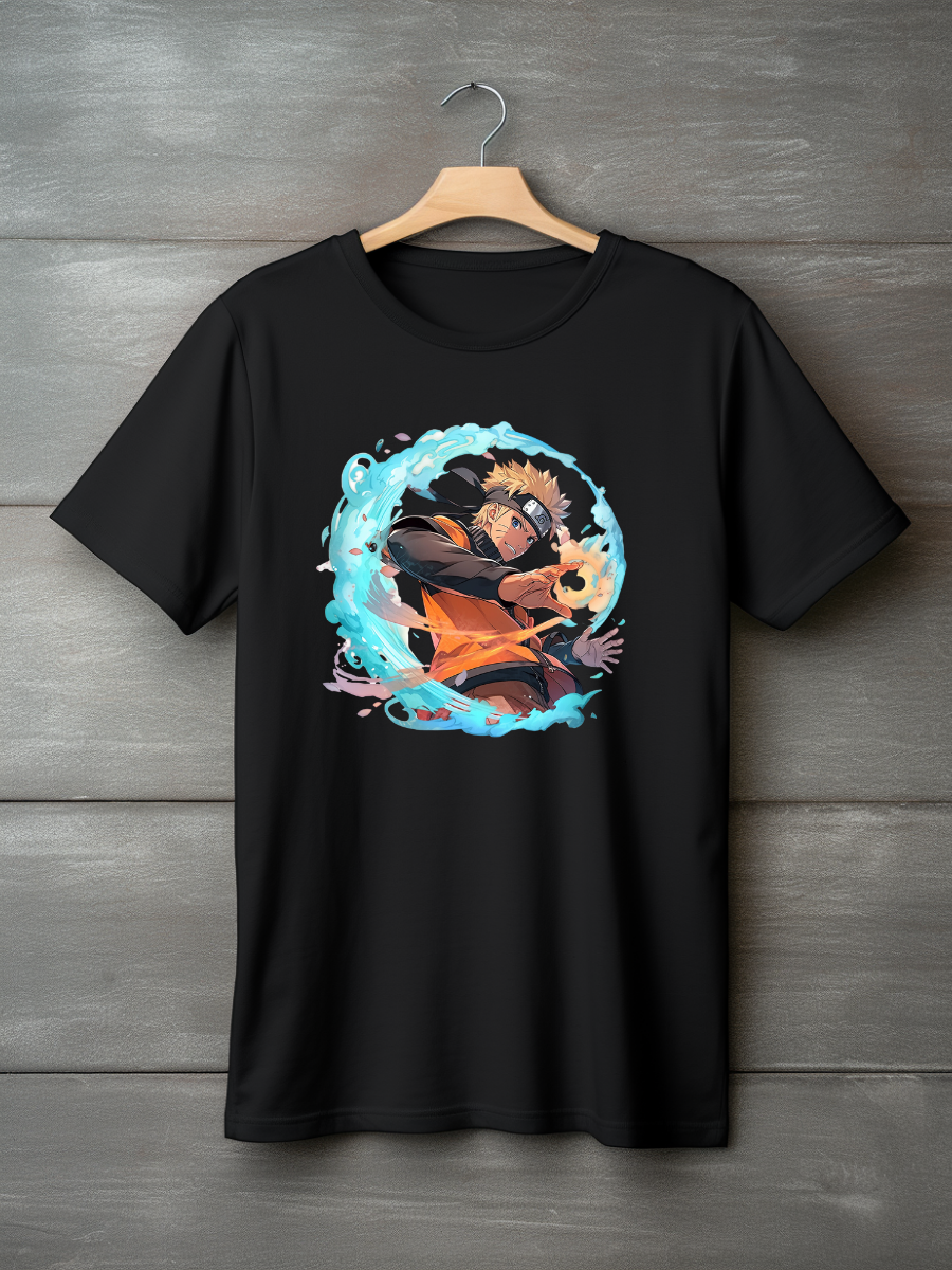 Naruto Black Printed T-Shirt 30