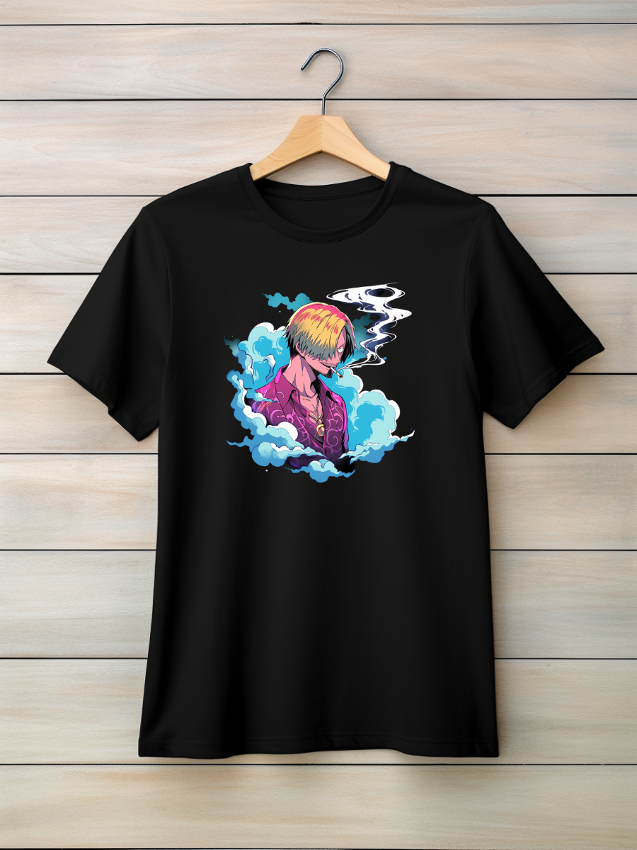 Sanji Black Printed T-Shirt 39