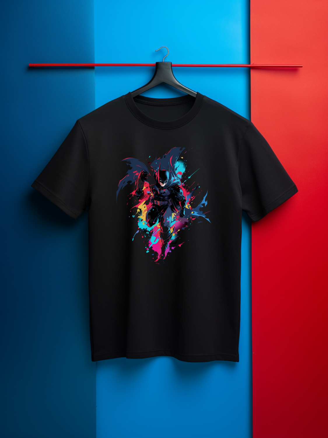 Batman Black Printed T-Shirt 334