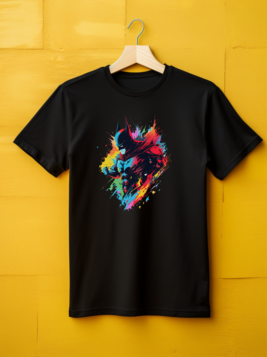 Batman Black Printed T-Shirt 344