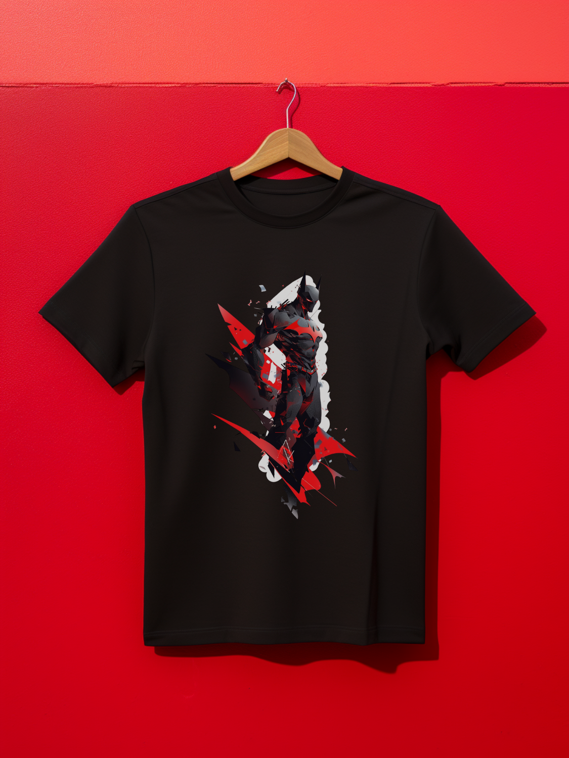 Batman Black Printed T-Shirt 345