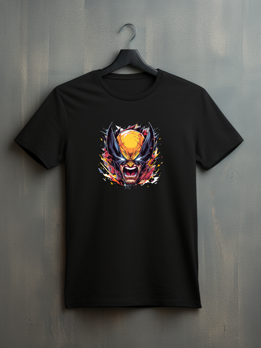 Wolverine Black Printed T-Shirt 229