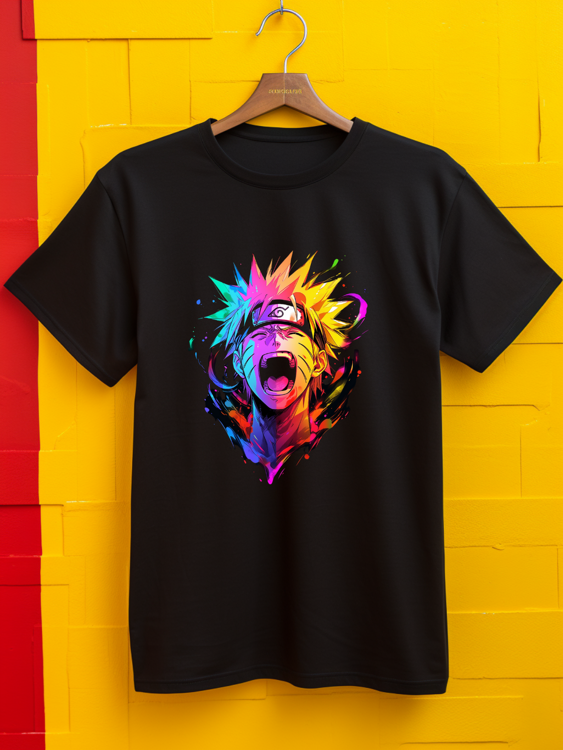 Naruto Black Printed T-Shirt 462