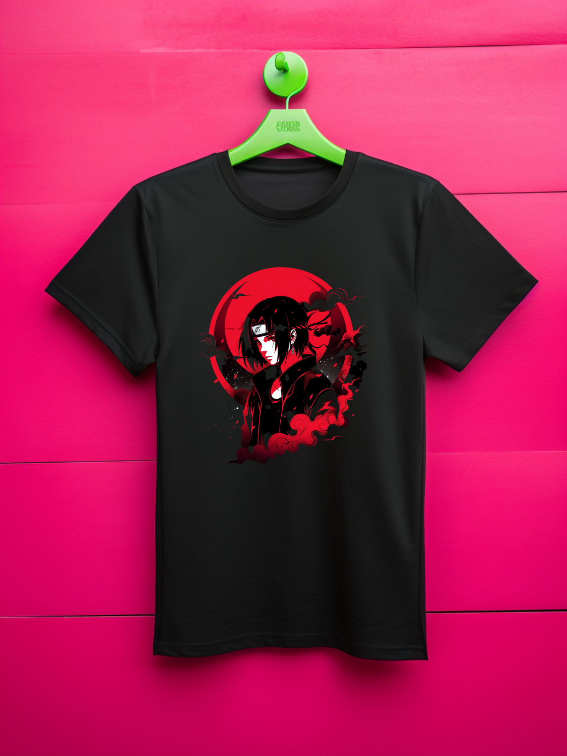 Itachi Black Printed T-Shirt 443