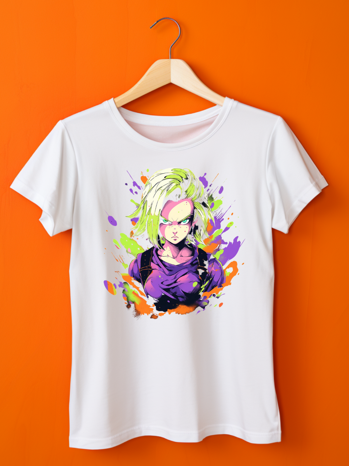 Android 18 Printed T-Shirt 23