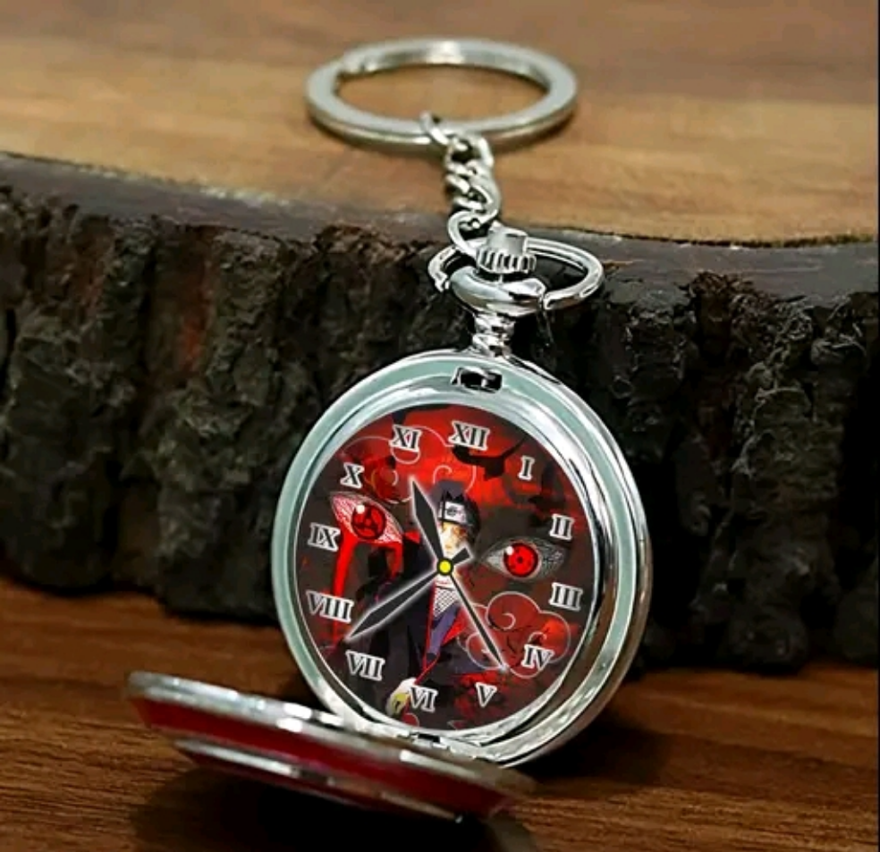 Itachi Sharingan Akatsuki Pocket Watch