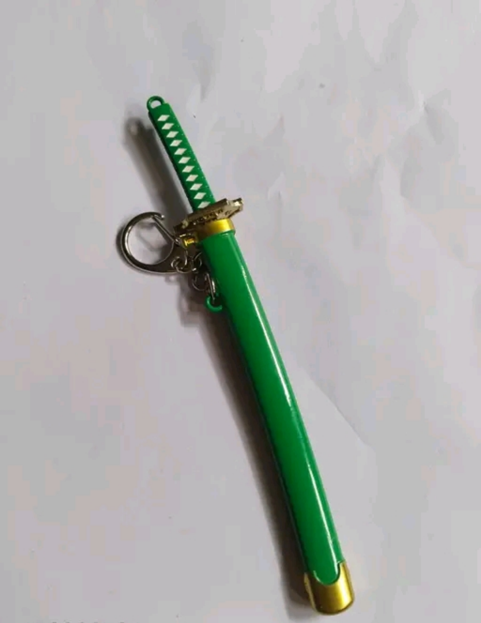 Katana Keychain Green
