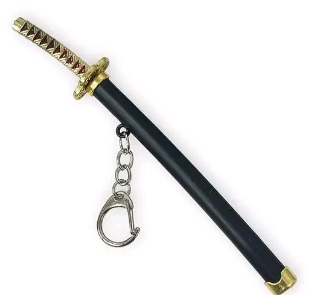 Katana Keychain Black