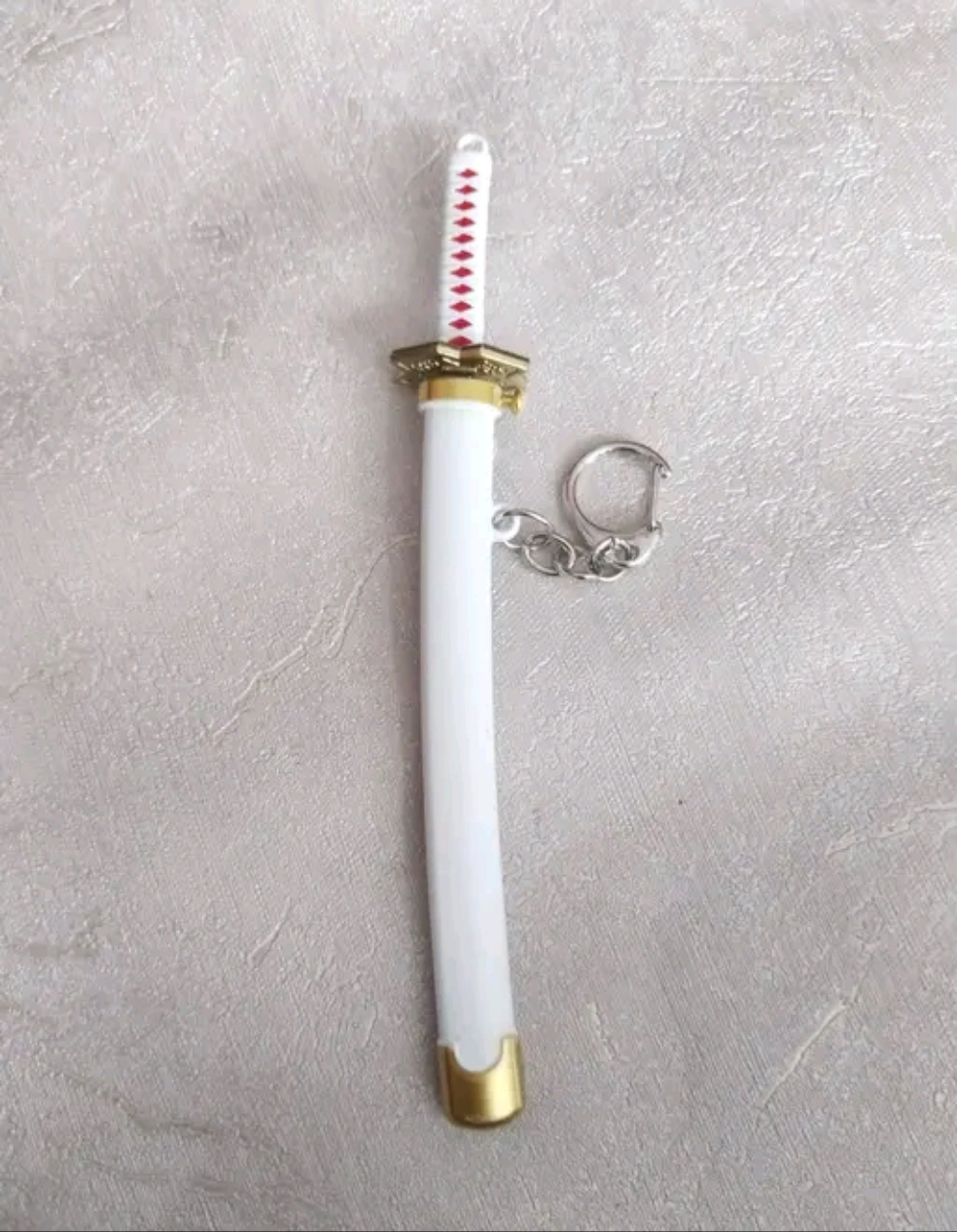 Katana Keychain White