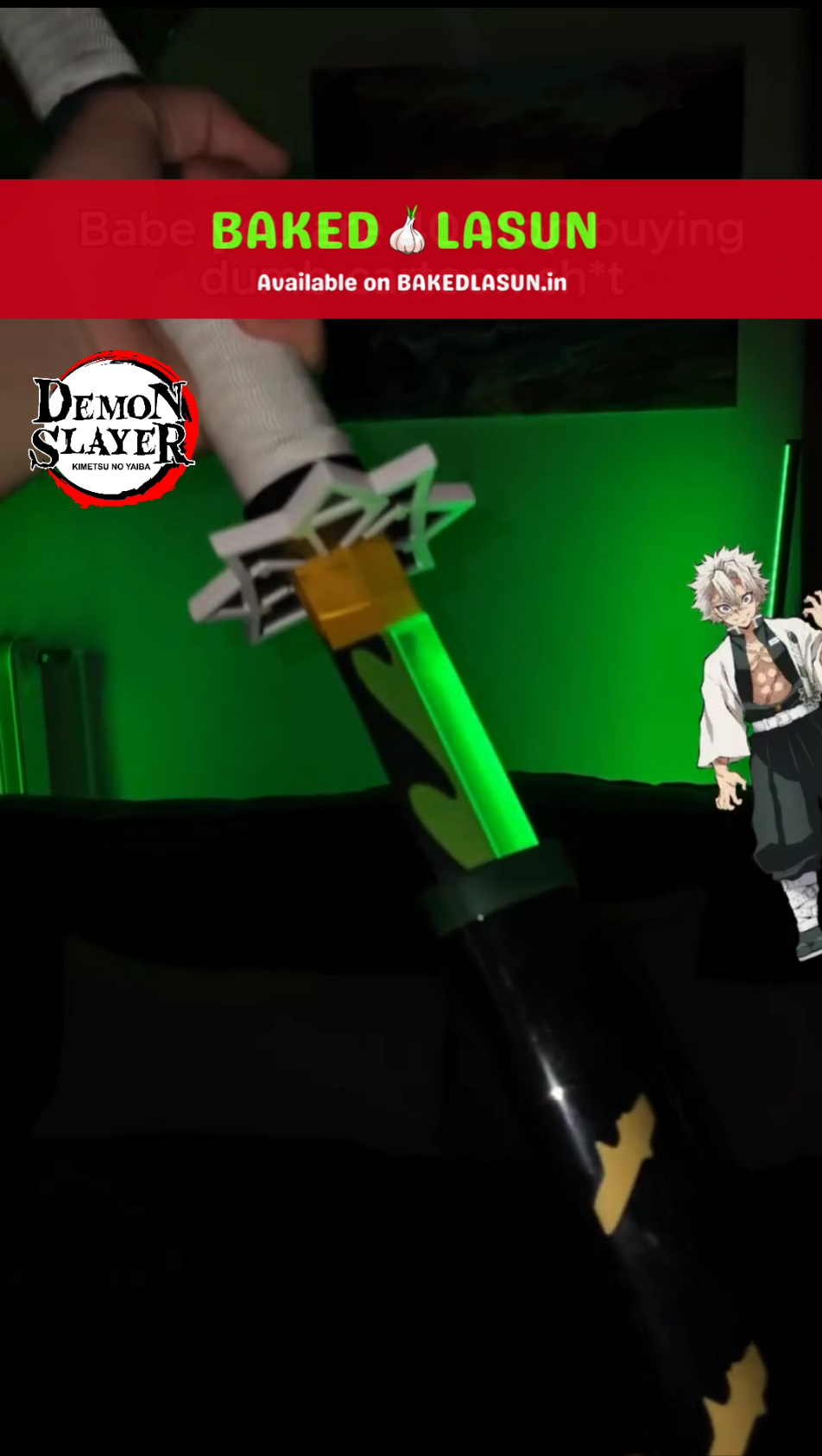 Led Katana Sanemi Green