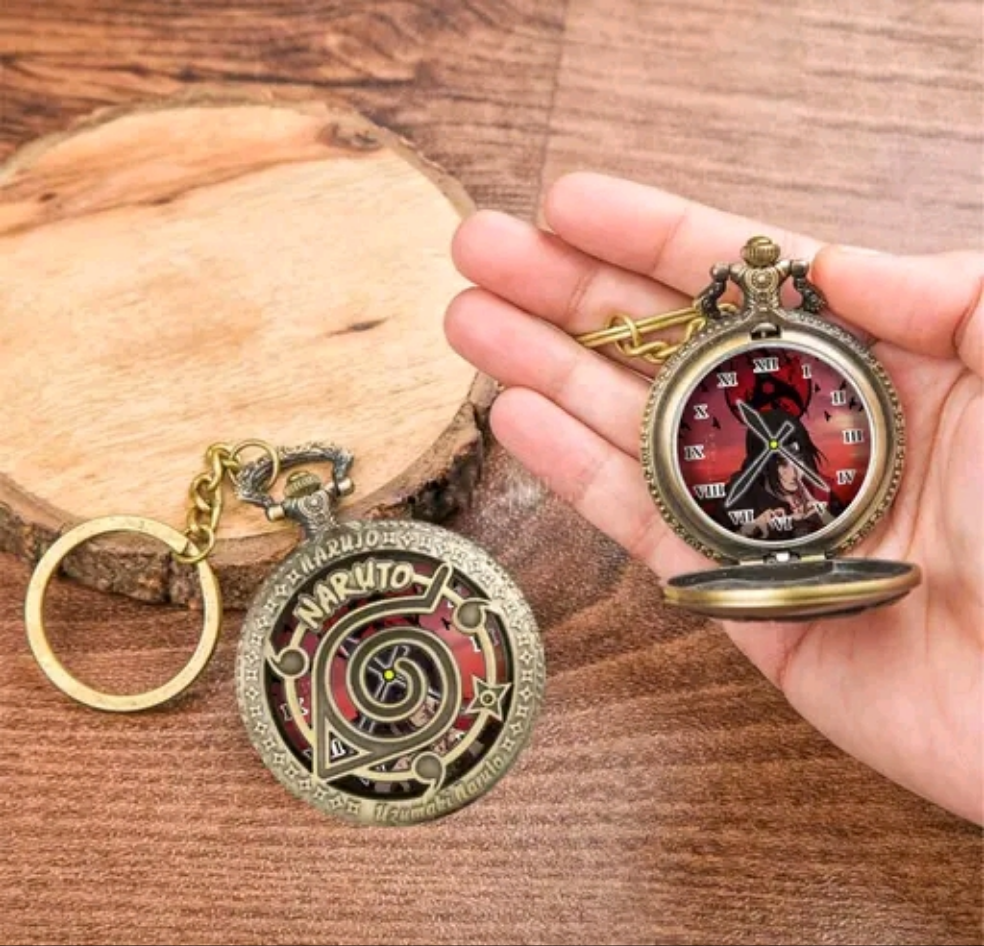 Itachi Hidden Leaf Pocket Watch