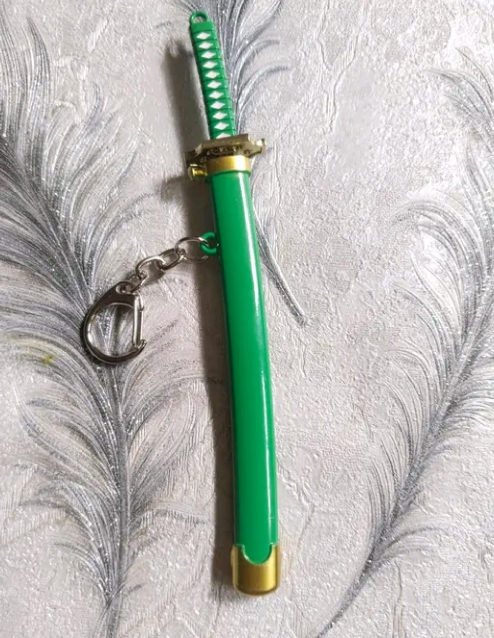 Katana Keychain Green