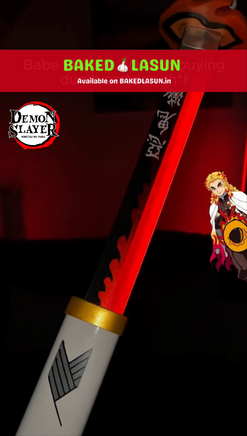 Led Katana Rengoku Red