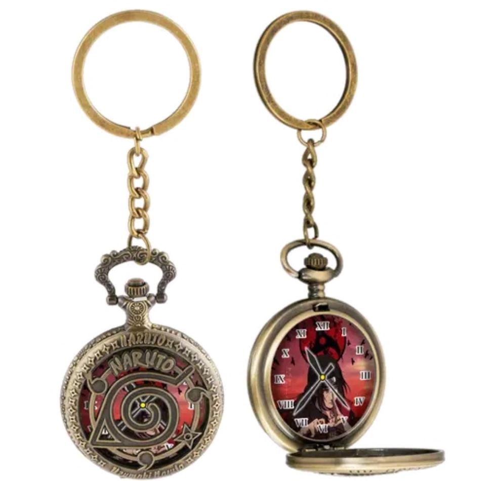 Itachi Hidden Leaf Pocket Watch