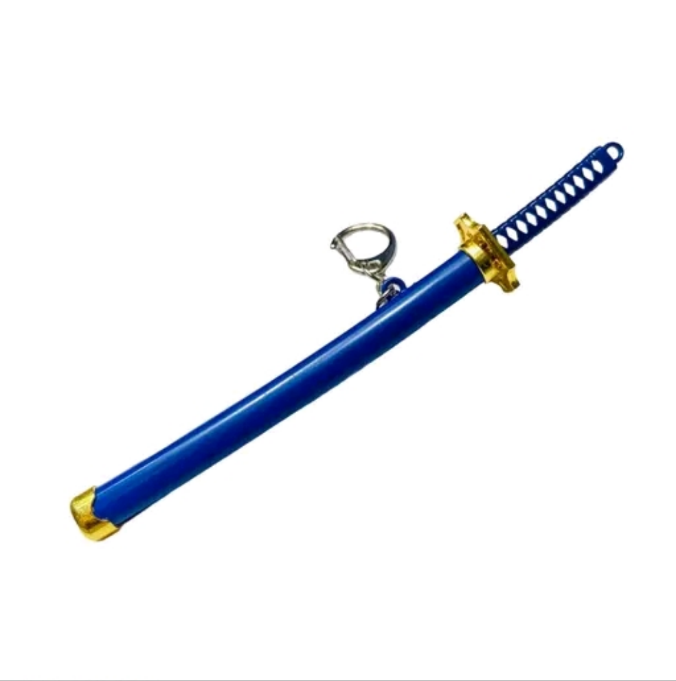 Katana Keychain Blue