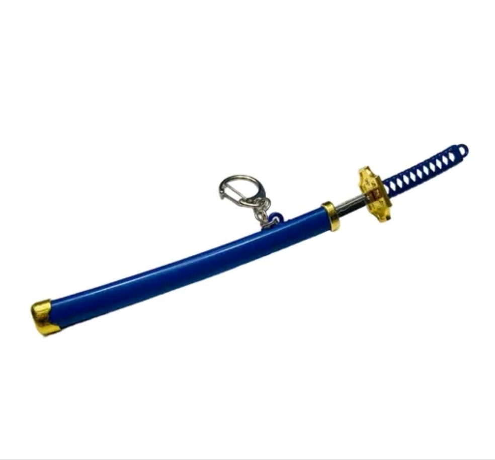 Katana Keychain Blue