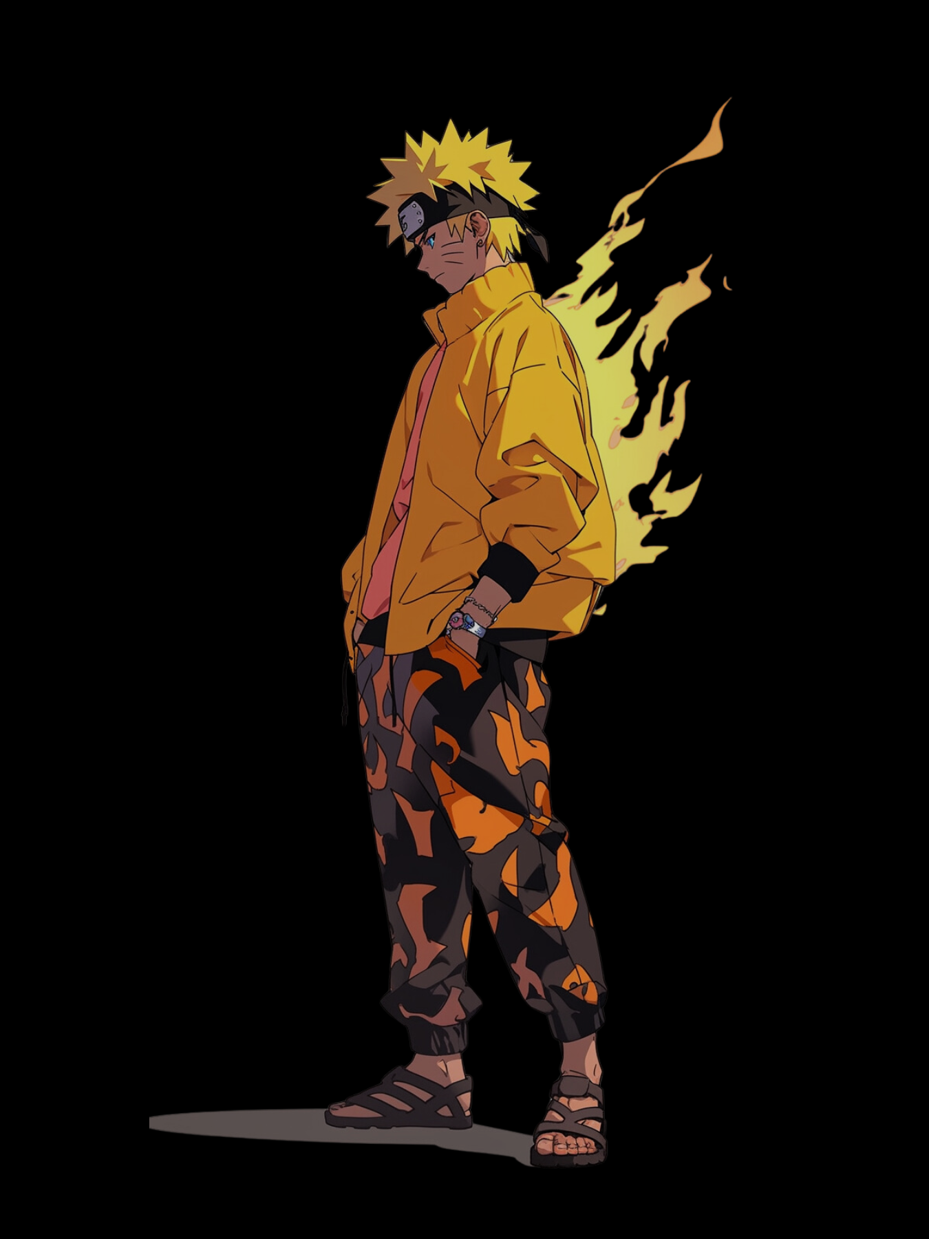 Naruto Back Print Hoodie #16