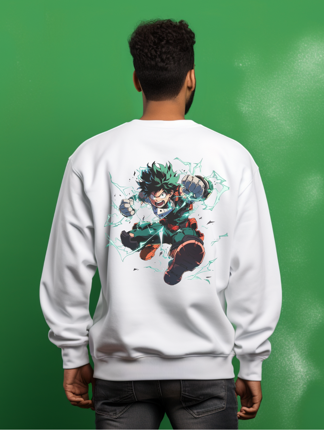 Deku White Sweatshirt 48