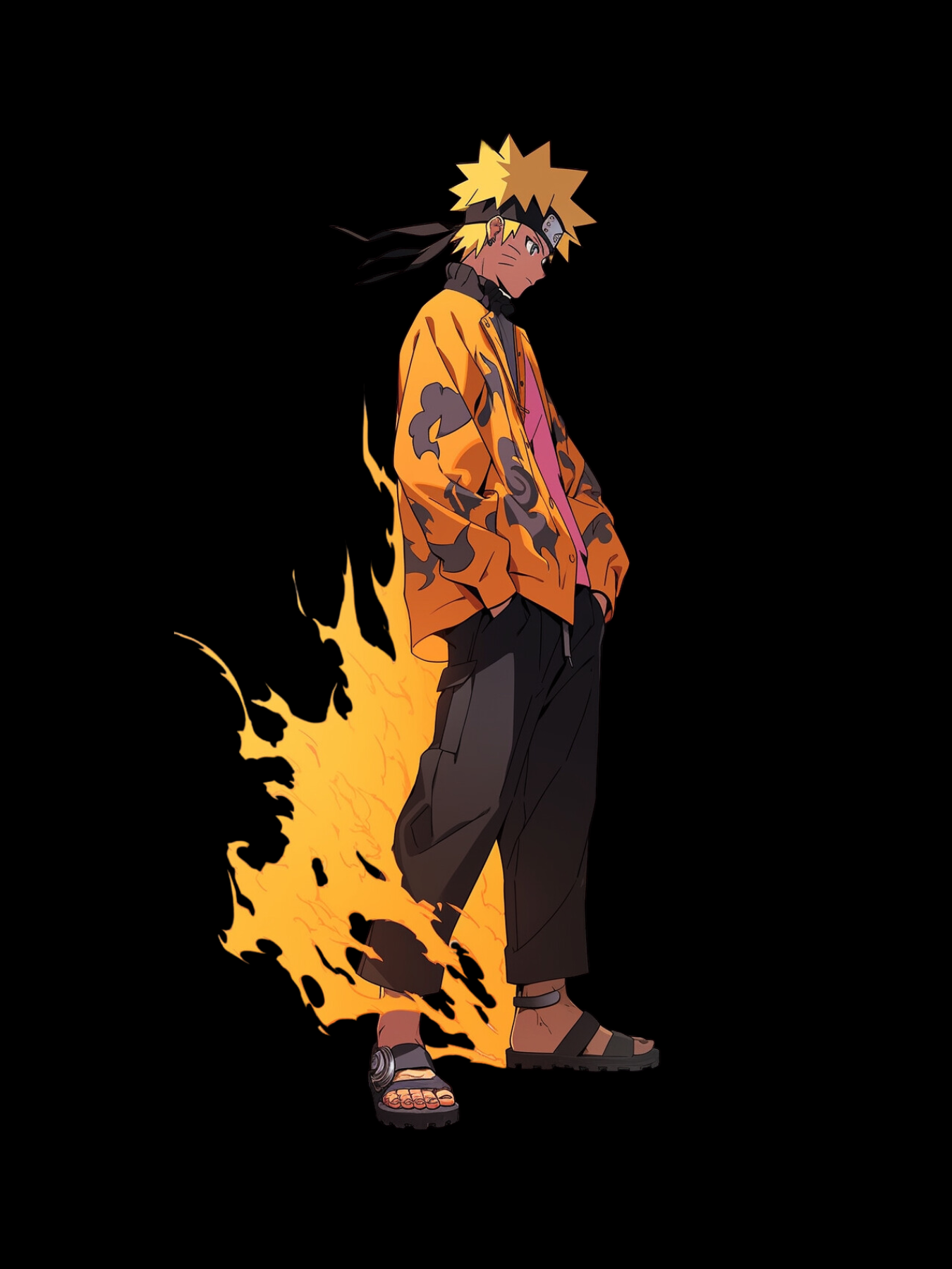 Naruto Back Print Hoodie #4