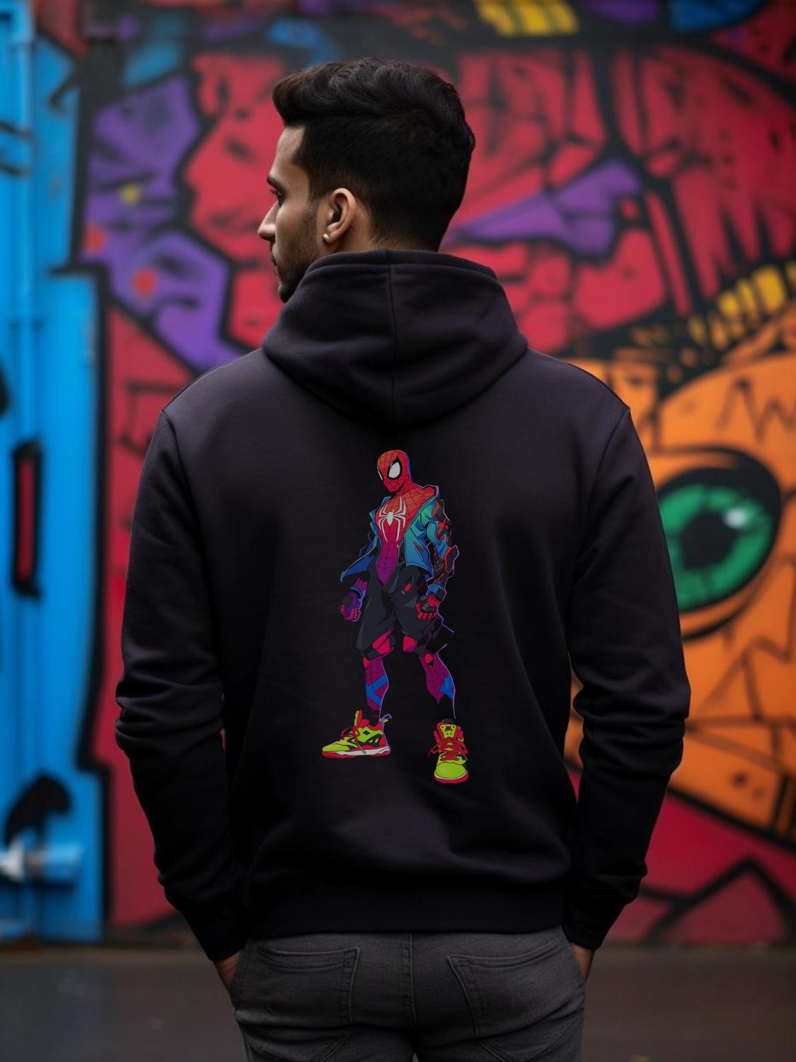 Spiderman Back Print Hoodie #33