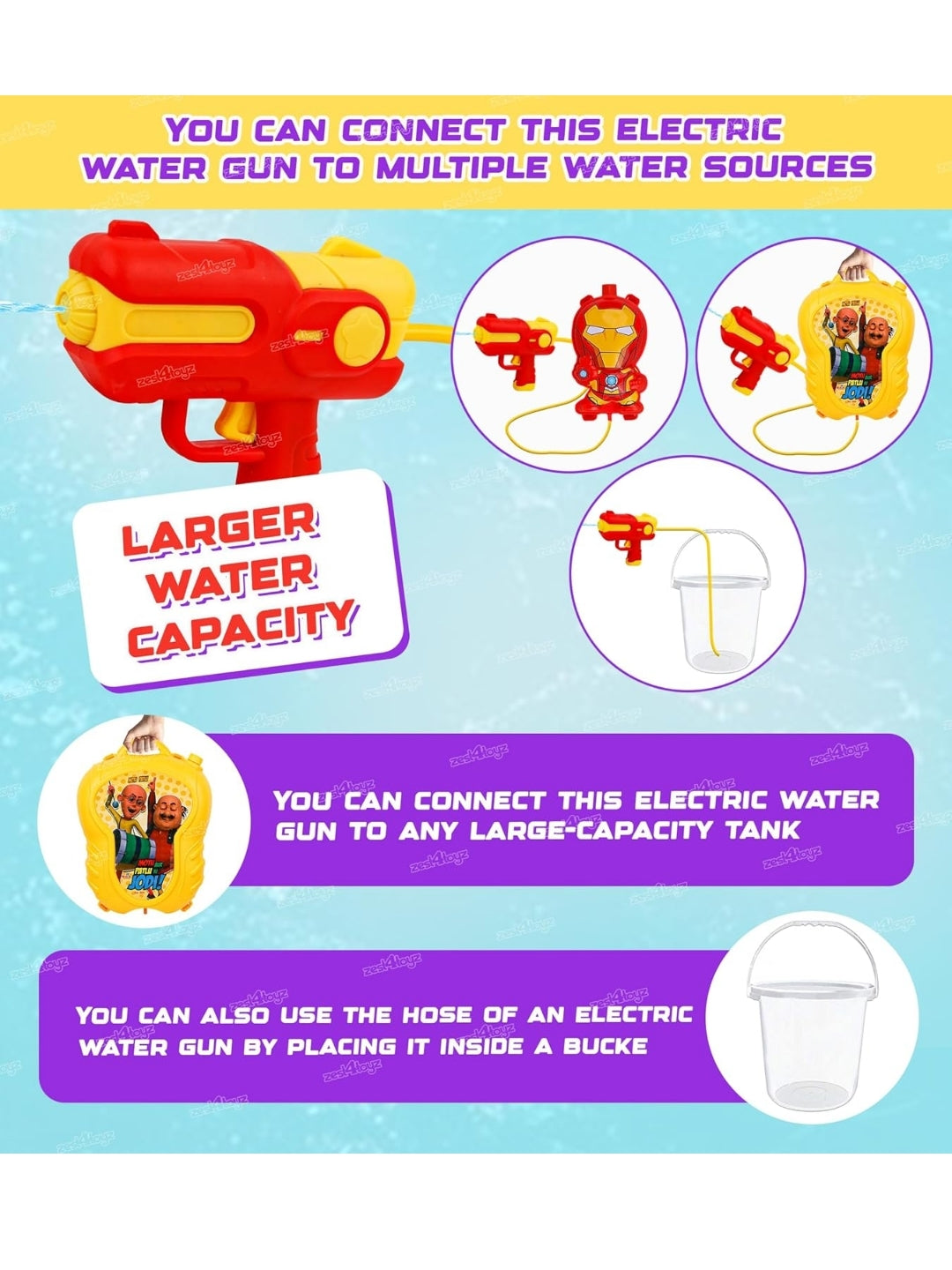 Ironman Electric Pichkari (Premium) with Water Tank