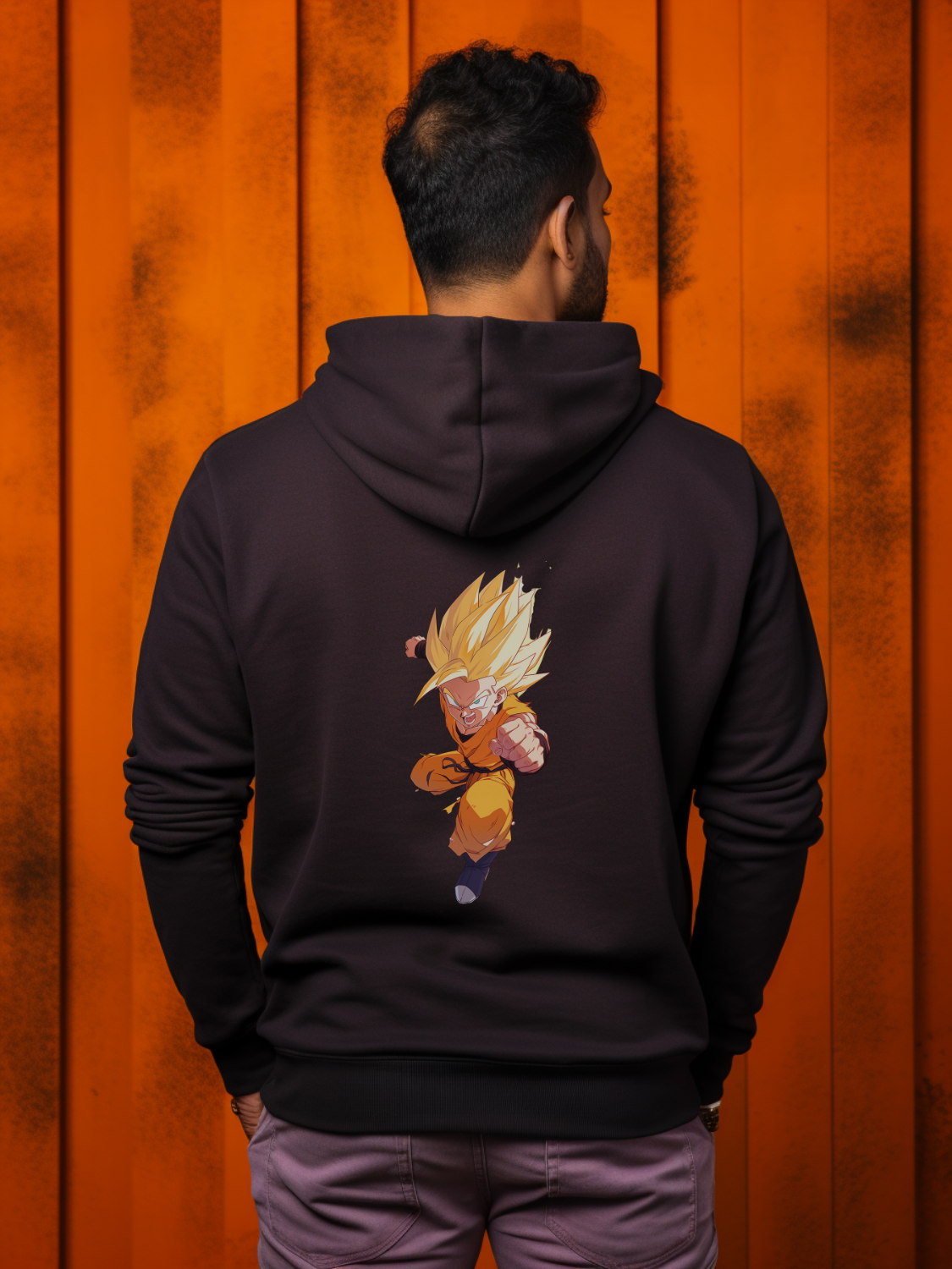 Goku Back Print Hoodie #26