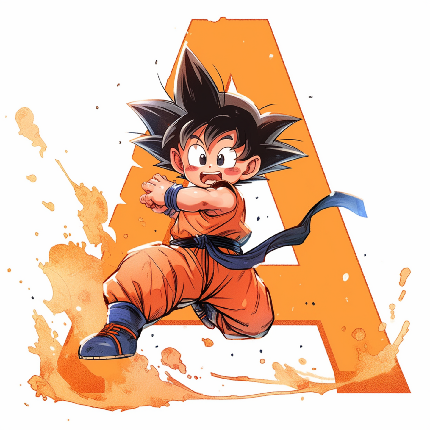 Alphabets with Goku Book