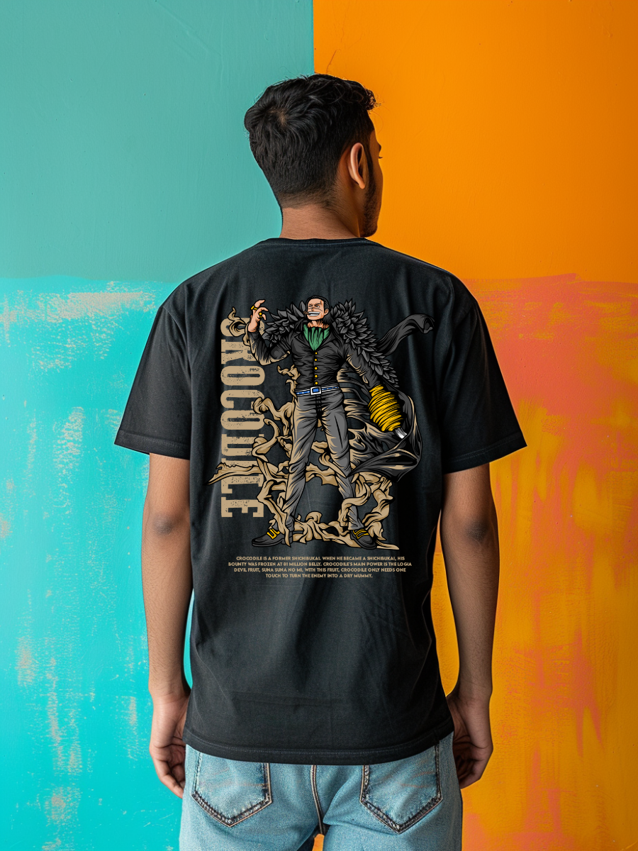 Kaido One Piece Premium Oversized T-Shirt Black July'25