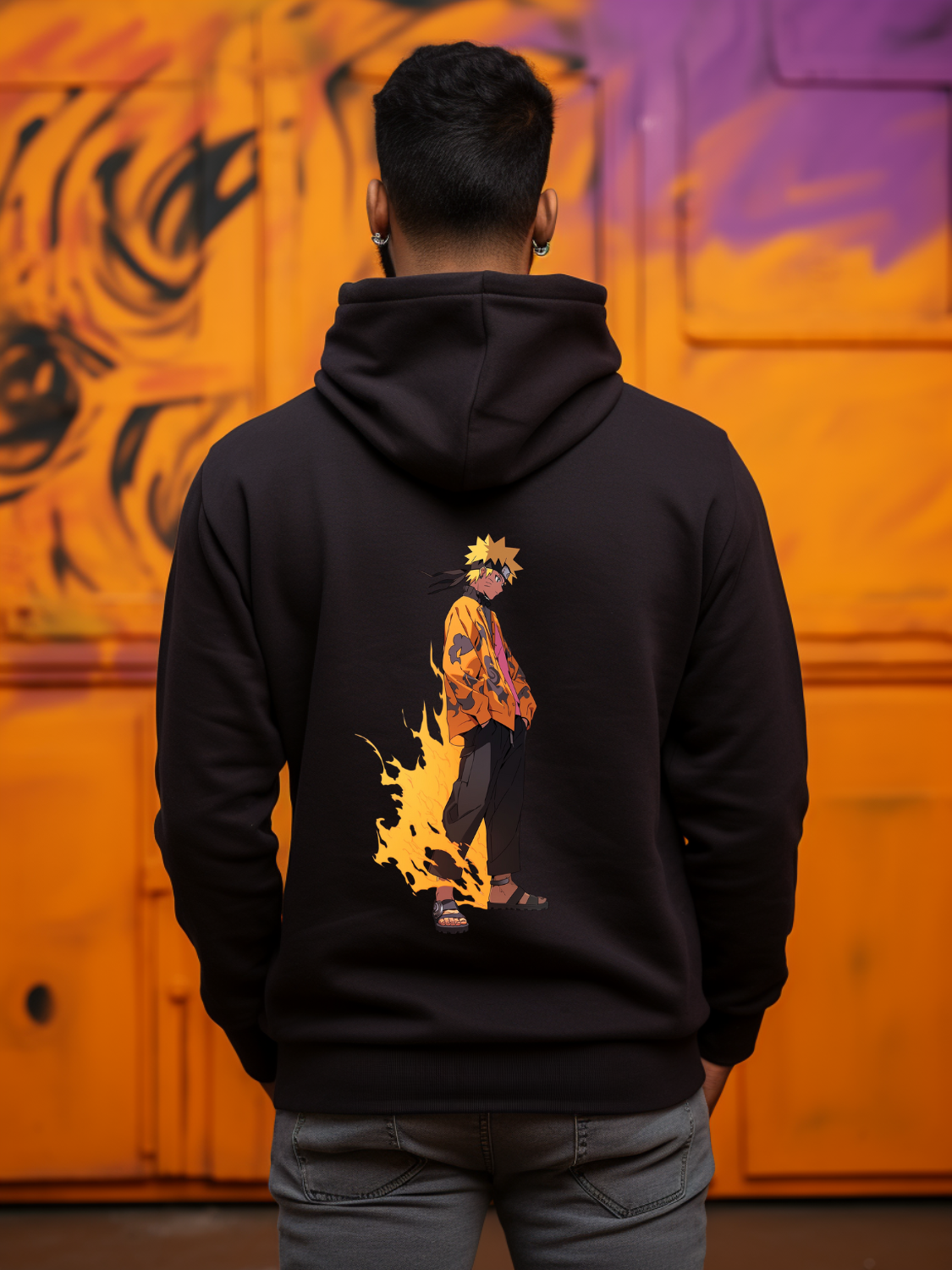 Naruto Back Print Hoodie #4
