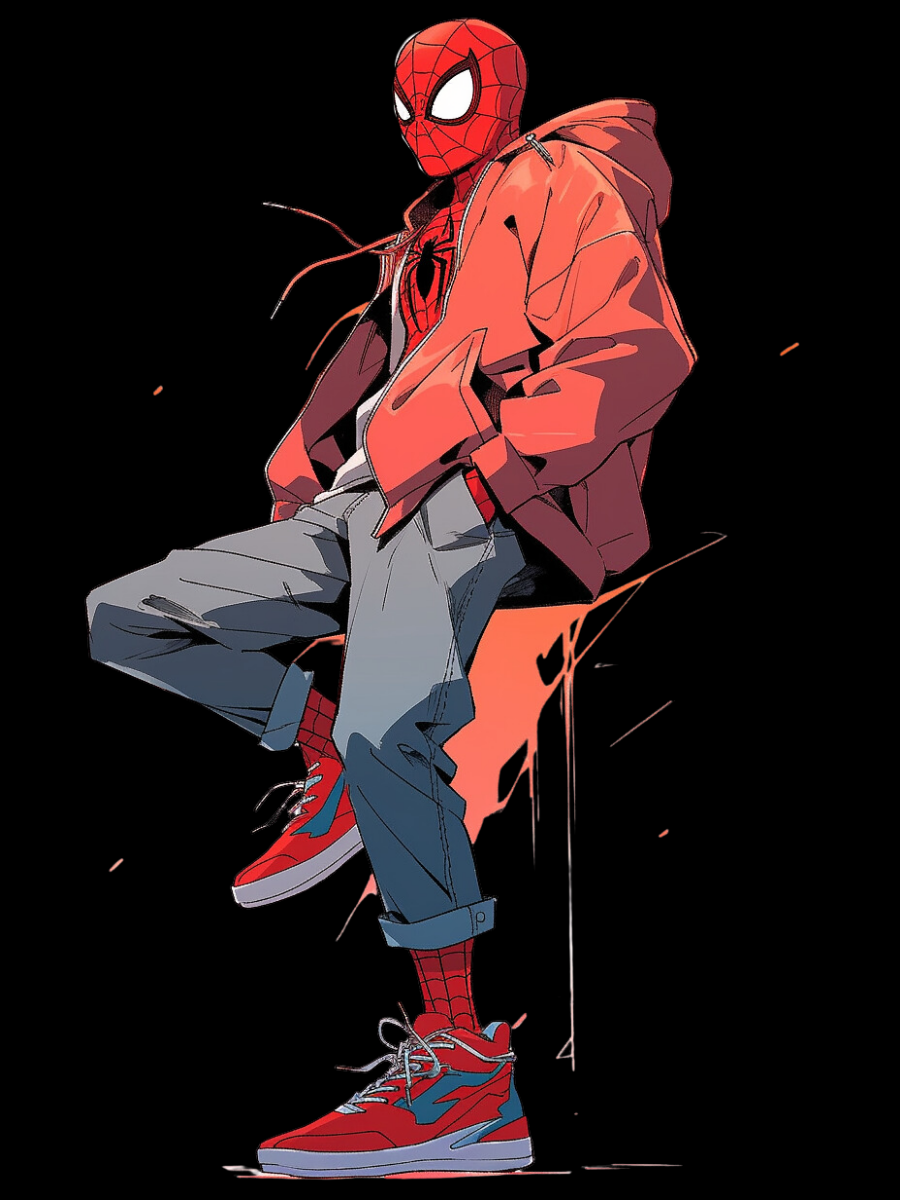 Spiderman Back Print Hoodie #38