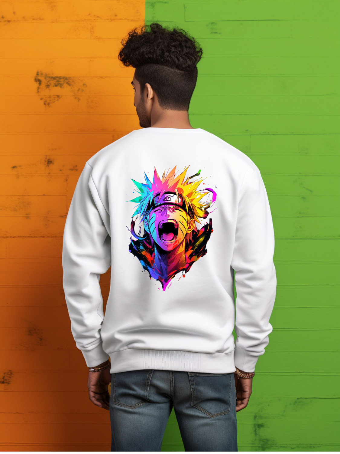 Naruto White Sweatshirt 9