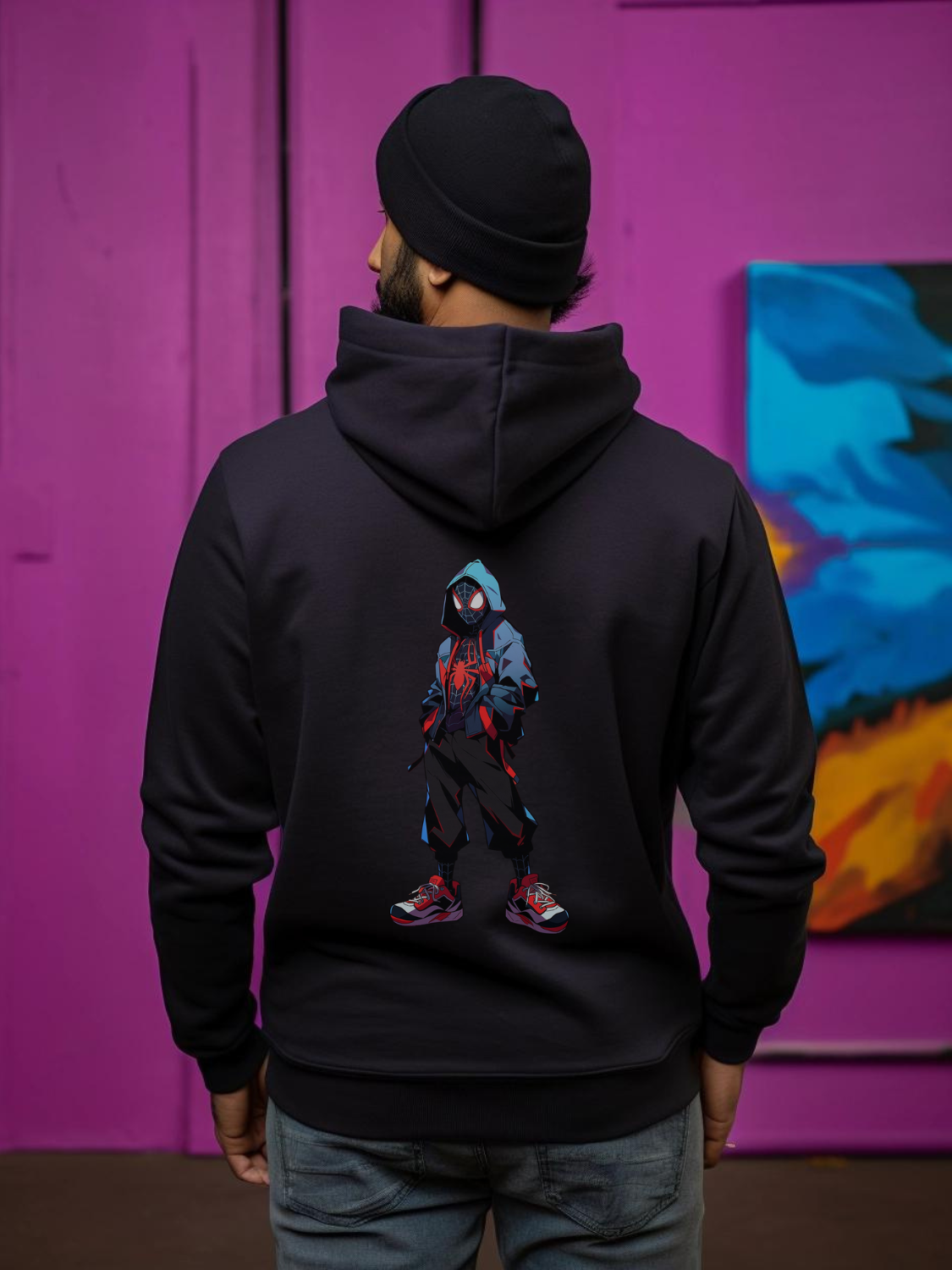 Spiderman Back Print Hoodie #40