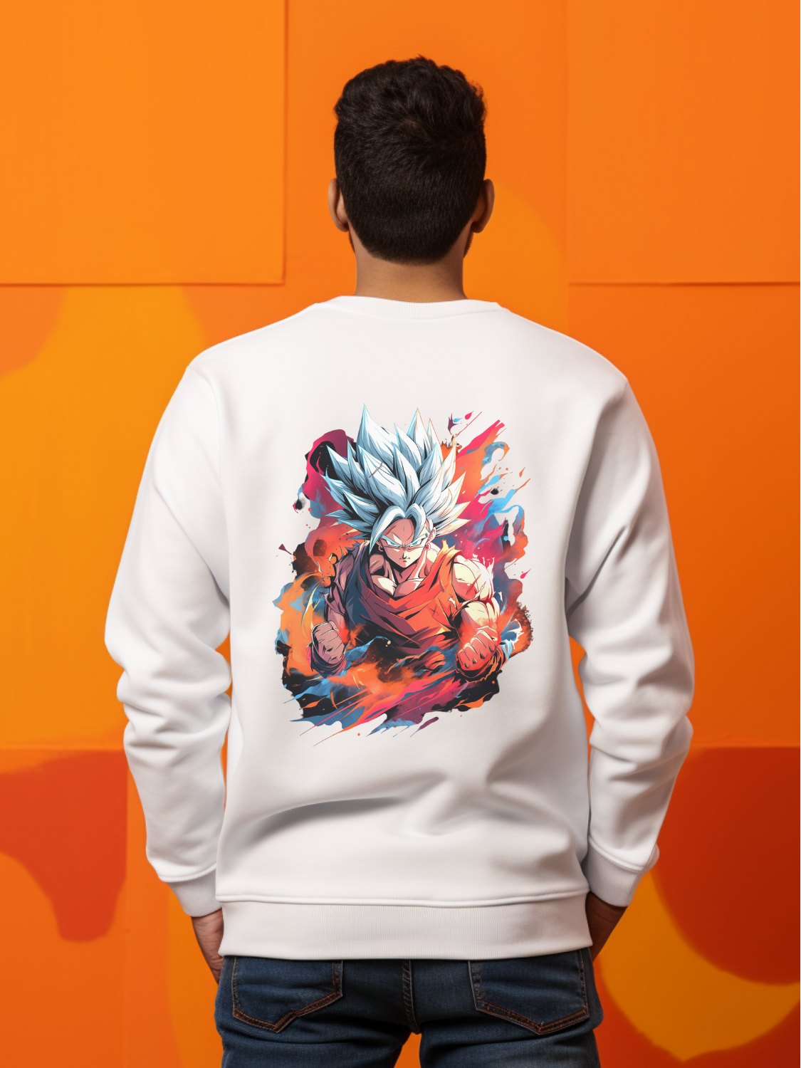Goku White Sweatshirt 12