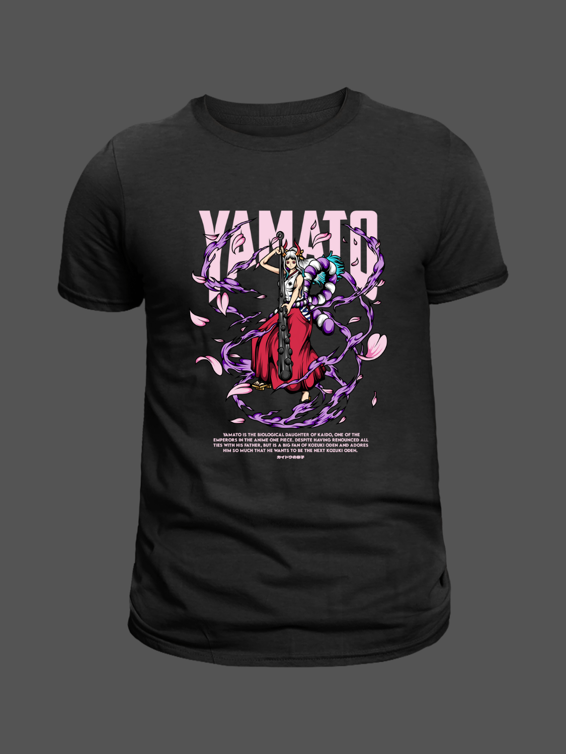 Yamato Premium Oversized T-Shirt Black 1