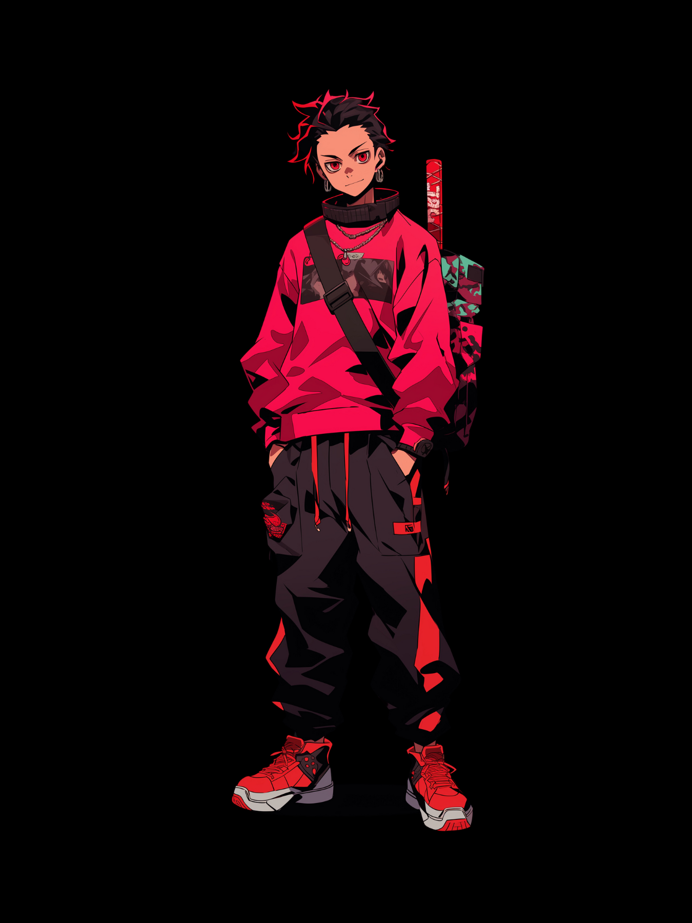 Tanjiro Back Print Hoodie #6