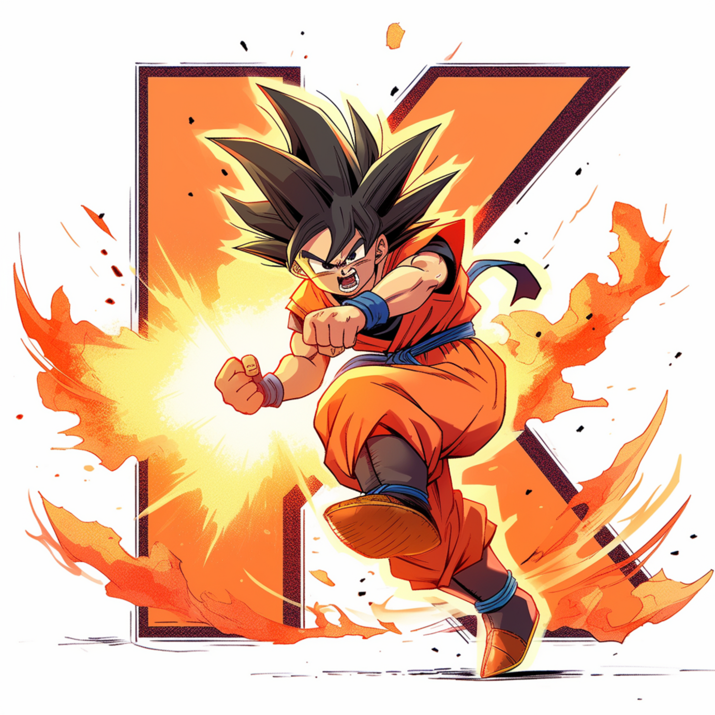 Alphabets with Goku Book
