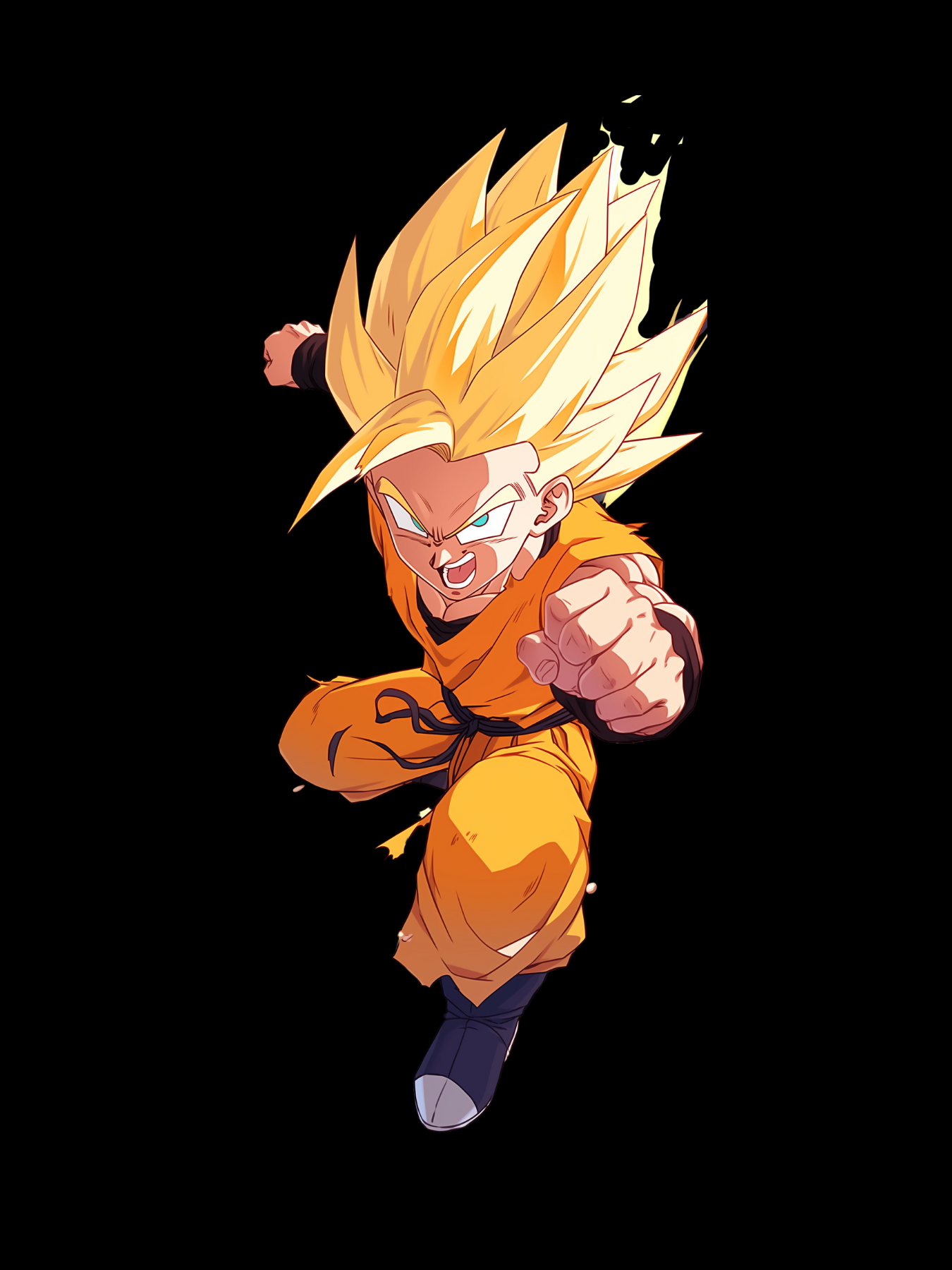 Goku Back Print Hoodie #26