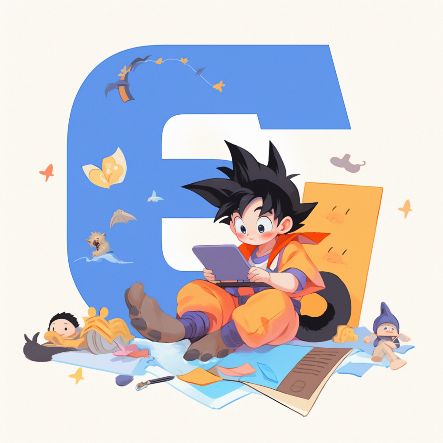 Alphabets with Goku Book